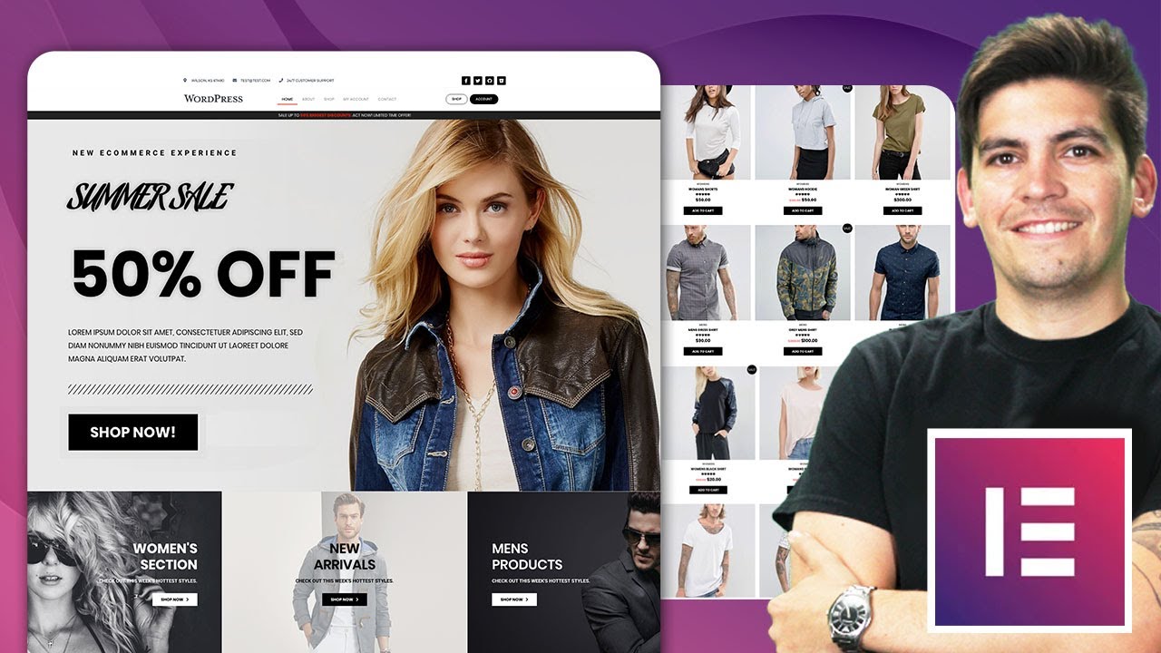 How to Make an eCommerce Website Using WordPress and Elementor 2020