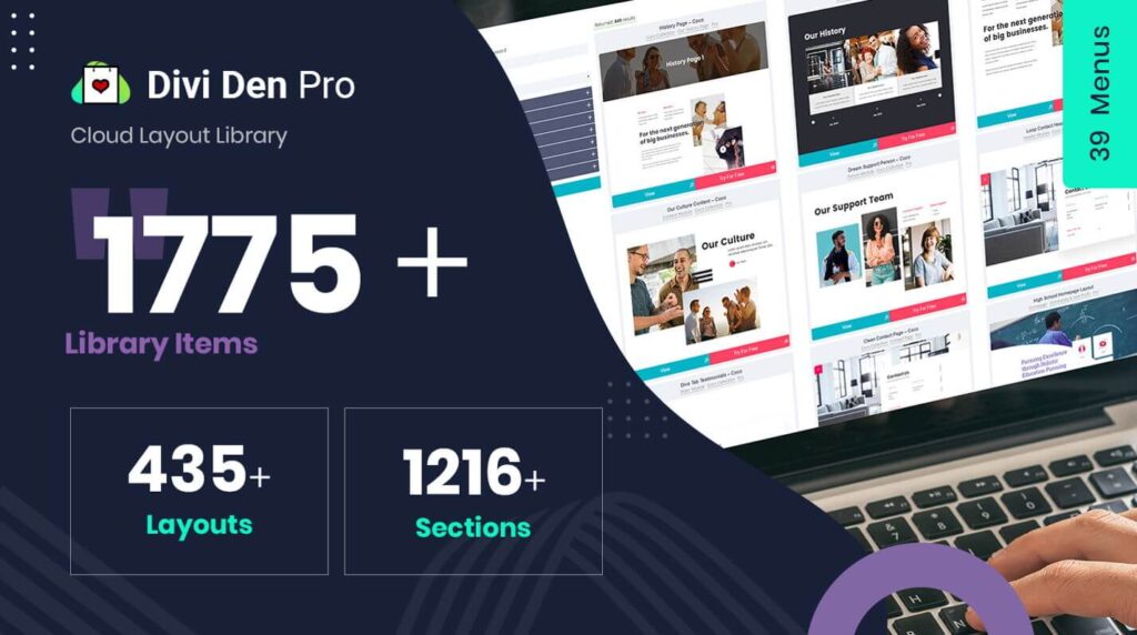 Divi Den Pro
