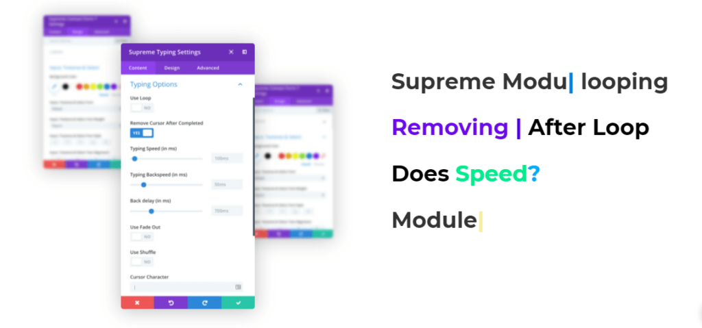 Divi Supreme — Divi Typing Effect Module
