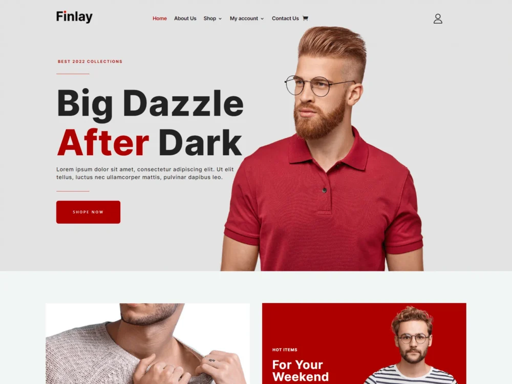 Finlay Divi Layout