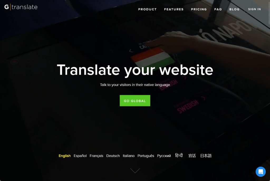 gtranslate - translate your website