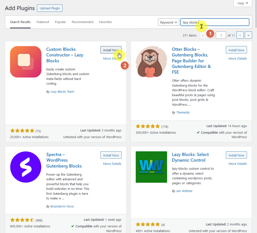 find the lazy blocks plugin and install it on your site