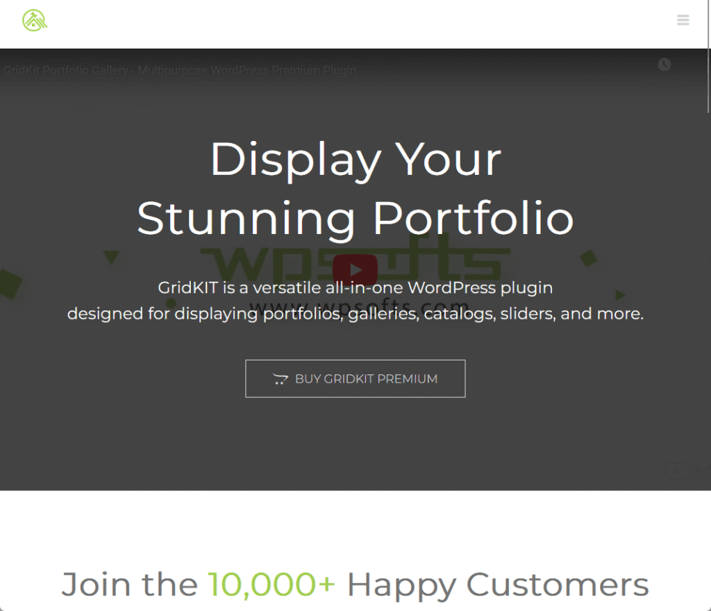GridKIT is a flexible all-in-one WordPress plugin crafted to showcase portfolios, galleries, catalogs, sliders, and various other content types.