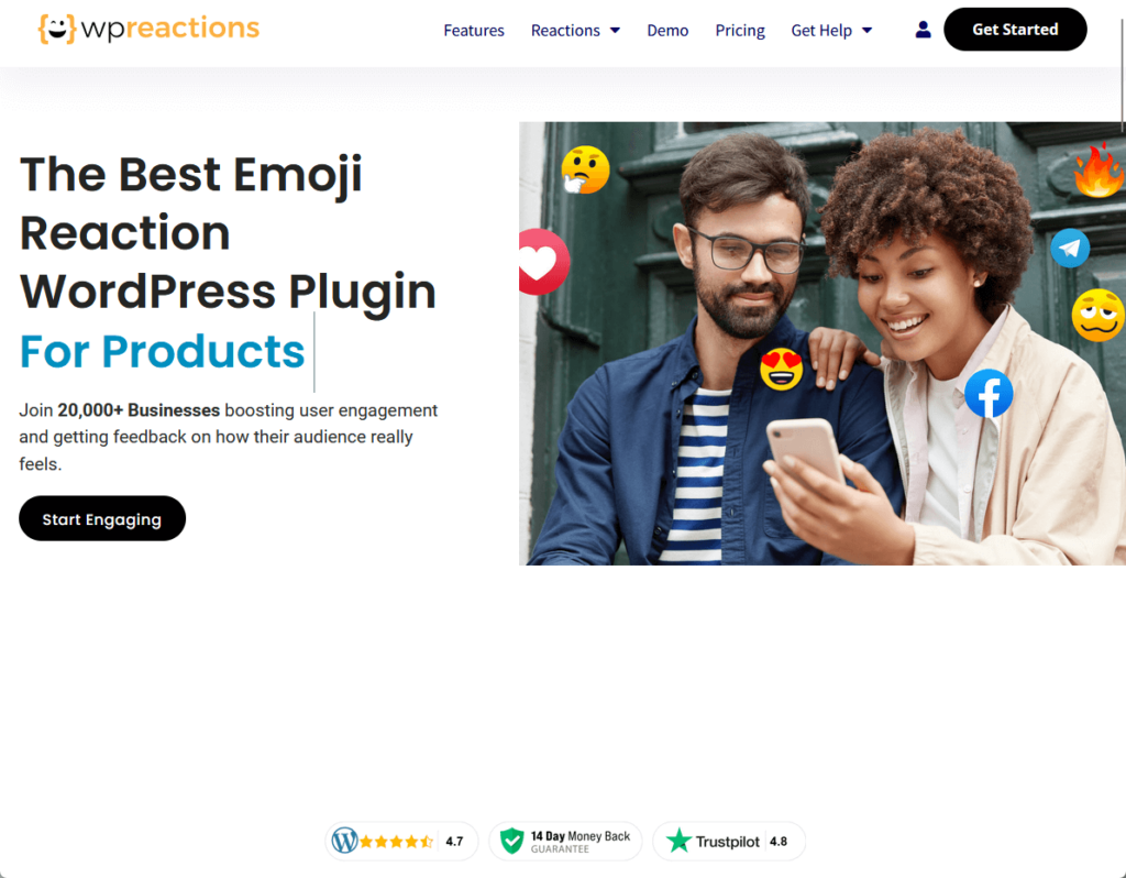 WP Reactions: The Best Emoji Reaction WordPress Plugin For Products