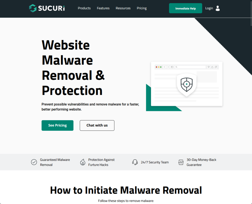 Prevent possible vulnerabilities and remove malware for a faster, better performing website