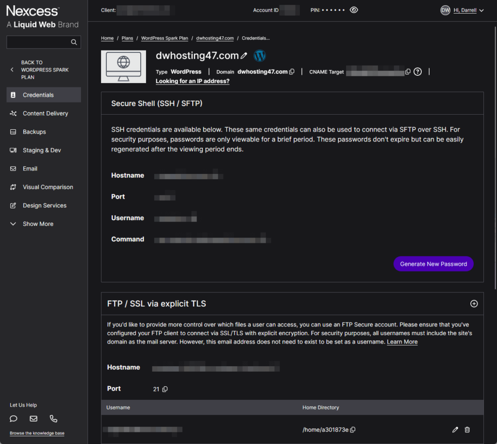 the site dashboard looks informative and easy to the eyes