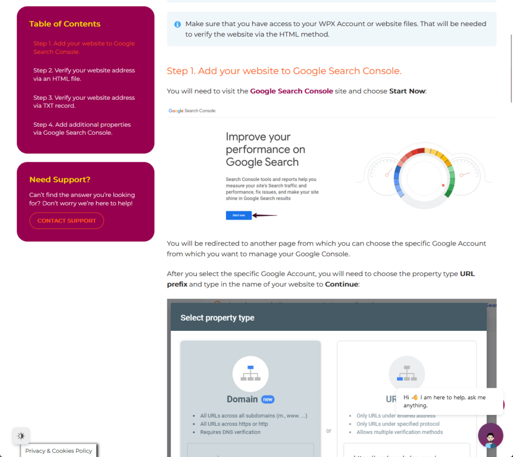 knowledge base article in wpx