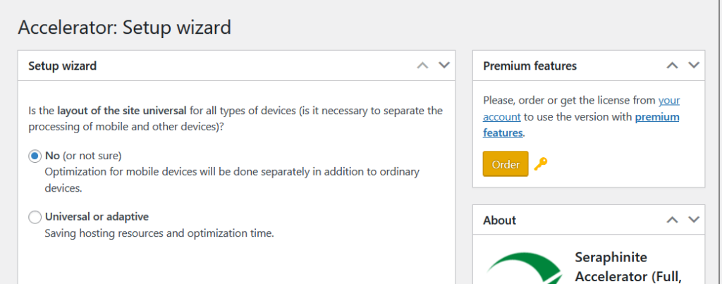 seraphinite accelerator setup wizard page 4